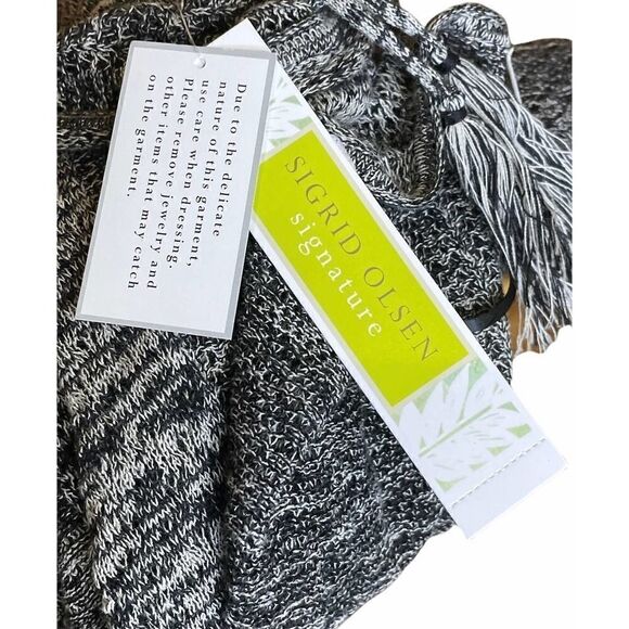 Sigrid Olsen Marled Pointelle Kimono Cardigan NWT - Picture 6 of 8